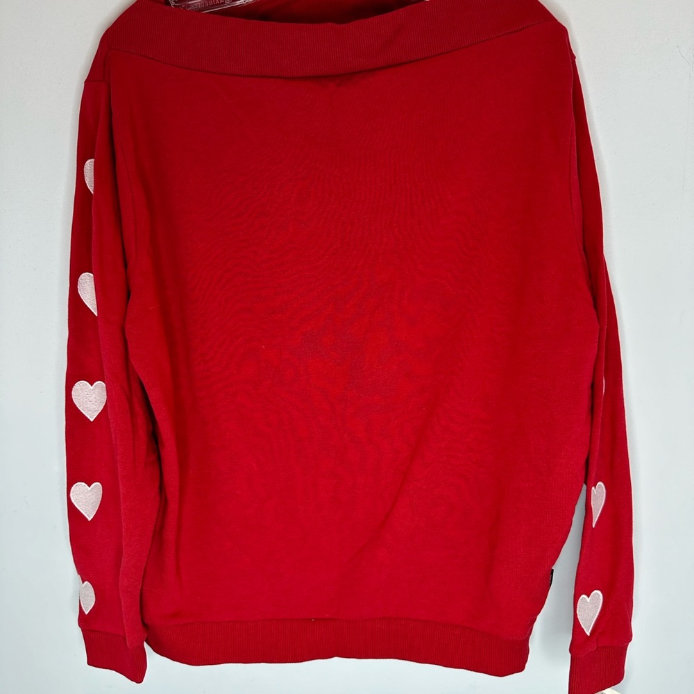 Catwalk Junkie Women's Red Crewneck Sweater